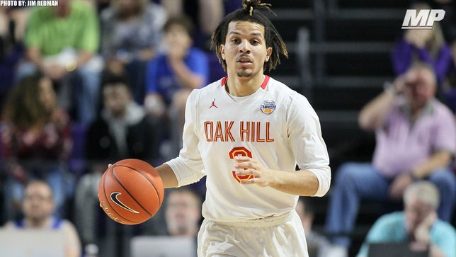 Highlights of Oak Hill Academy's (VA) 5-star point guard Cole Anthony in their 92-78 win over West Oaks Academy (FL).