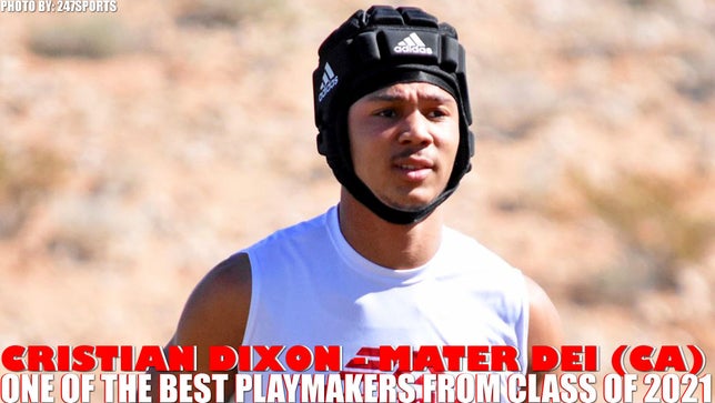 Sophomore highlights of Mater Dei's (CA) 4-star wide receiver Cristian Dixon. Highlights are from his sophomore year at Diamond Ranch (CA).