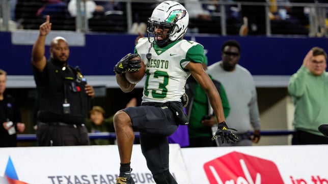 Junior season highlights of DeSoto's (TX) 4-star wide receiver Daylon Singleton.