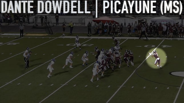 Junior season highlights of Picayune's (MS) starting running back Dante Dowdell. He finished his junior year with over 2,500 yards rushing and 28 touchdowns while leading the Maroon Tide to a 5A state title.