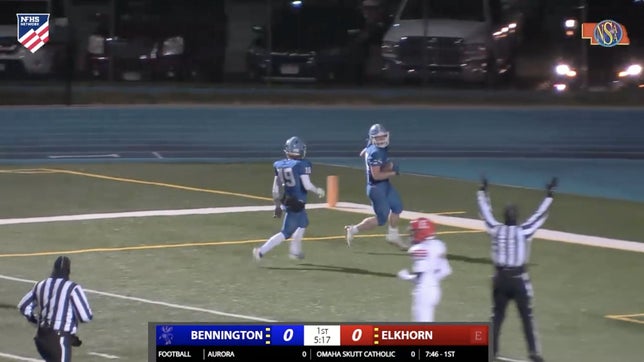 Highlights of Bennington's 28-7 win over Elkhorn in the Class B Nebraska state semifinals. Dylan Mostek rushed for 251 yards and three touchdowns in the win.