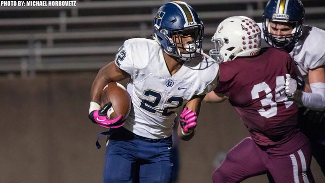 Senior highlights of Dallas Jesuit's (TX) 4-star all purpose back EJ Smith.