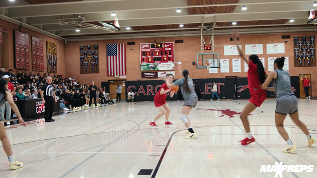 Highlights of Etiwanda (Etiwanda, CA) 79-56 win over Carondelet (Concord, CA) at the 4th Annual Sabrina Ionescu Showcase