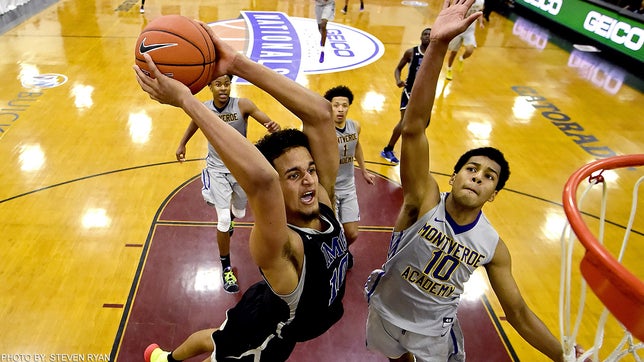 View slideshow of IMG Academy's (Fla.) 74-73 win over Montverde Academy's (Fla.) in the semifinals of the GEICO Nationals in New York City. Photos by Steven Ryan