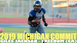 Michigan commit Giles Jackson - 2018 highlights