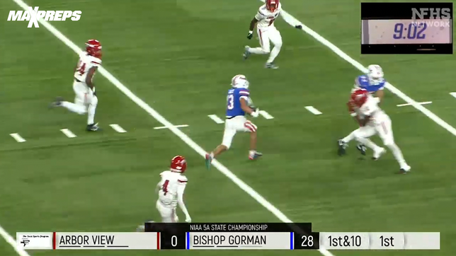 Highlights of Bishop Gorman's (Las Vegas, NV) 69-7 win over Arbor View (Las Vegas, NV) in the NIAA 5A Division I state championship game. It was the Gaels fourth straight state title and 15th since 2007.