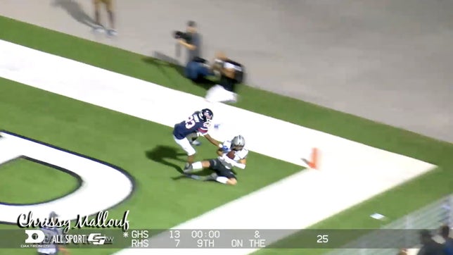 Highlights of Denton Guyer's 14-7 overtime win over No. 21 Denton Ryan. They snapped the Raiders 16-game win streak and junior quarterback Jackson Arnold threw for nearly 200 yards and two touchdowns while the defense did not allow a point in the second half or overtime.