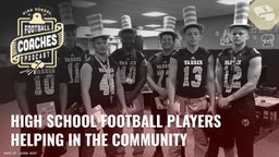 5 ways high school football players can help in the community