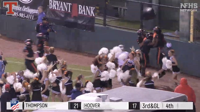 Highlights of Hoover's (AL) 24-21 upset win over No. 4 Thompson (Alabaster, AL). The win for the Bucs snapped the Warriors 27-game winning streak.