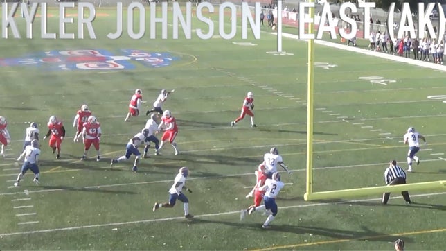 Senior highlights of Bettye Davis East Anchorage's (AK) starting quarterback Kyler Johnson.