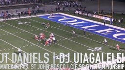 JT Daniels vs. DJ Uiagalelei | Mater Dei beats St. John Bosco in 2017 CIF SS Division 1 championship