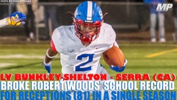 LV Bunkley-Shelton breaks Robert Woods' Serra (CA) school record