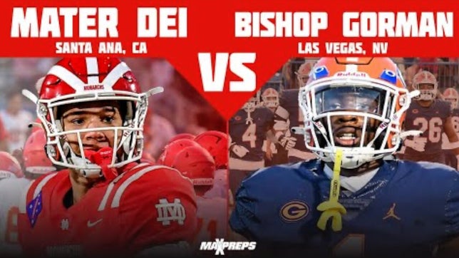 Highlights of No. 2 Mater Dei's (Santa Ana, CA) 24-21 win over No. 6 Bishop Gorman (Las Vegas, NV). It was the 19th consecutive win for the Monarchs and Elijah Brown improved his record to 19-0.