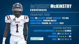 Ga'Quincy McKinstry making college announcement on CBS Sports HQ