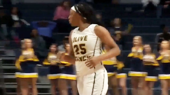 Highlights of 2020 Memphis signee Endya Buford scoring 40 points leading Olive Branch to a 6A Mississippi state title against Clinton.