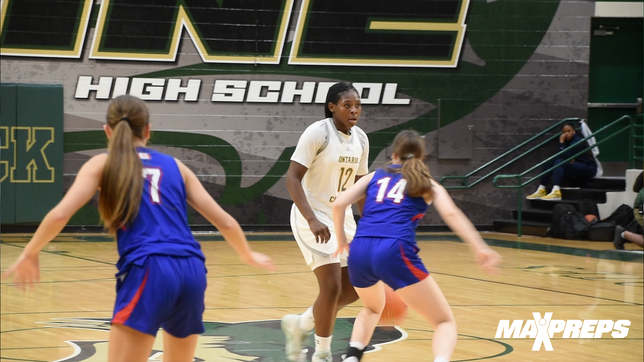 Highlights of Ontario Christian's (Ontario, CA) 86-18 win over Brookswood Secondary (British Columbia, Canada) at the 2024 Nike Tournament of Champions.