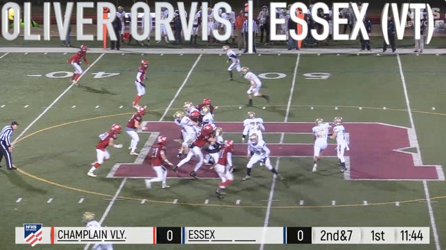 Highlights of Essex's (VT) Oliver Orvis from the Division 1 championship game against Champlain Valley Union and semifinal game vs. Rutland.