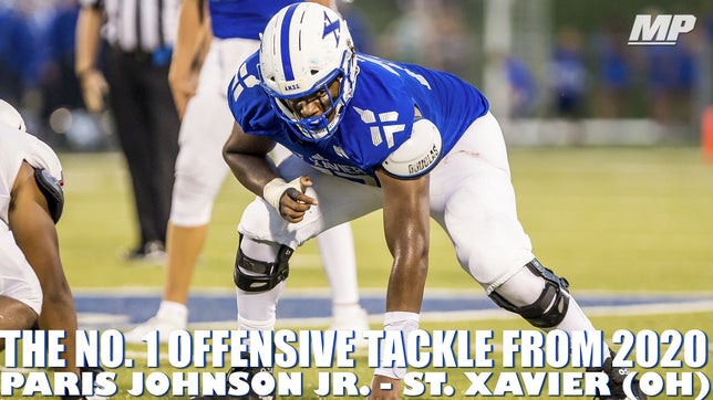 Junior highlights of St. Xavier's (OH) 5-star offensive tackle Paris Johnson Jr.