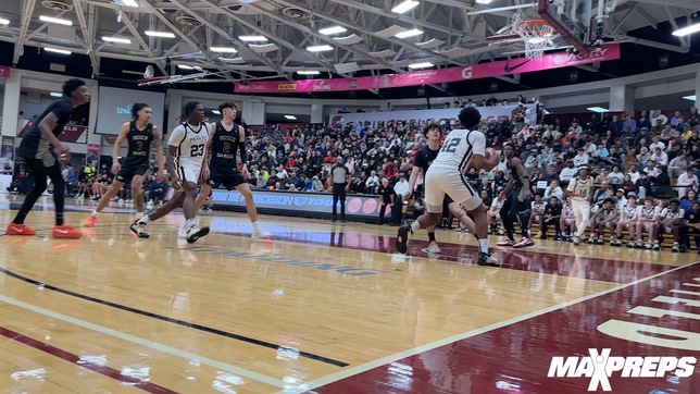 Highlights of Paul VI (Chantilly, VA) thriller 60-57 win over St. John Bosco (Bellflower, CA) at the 2025 Hoophall Classic.