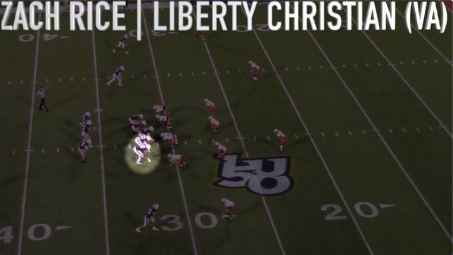 Senior season highlights of Liberty Christian's (Lynchburg, VA) 5-star offensive tackle Zach Rice.