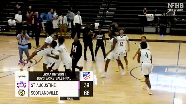 Highlights of Scotlandville's 66-39 win over St. Augustine in the Louisiana Division 1 state championship. It was the Hornets fourth consecutive state title.
