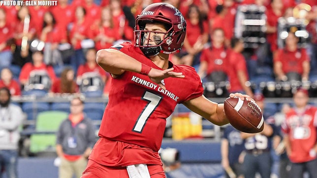 Junior highlights of Kennedy Catholic's (WA) 4-star quarterback Sam Huard.