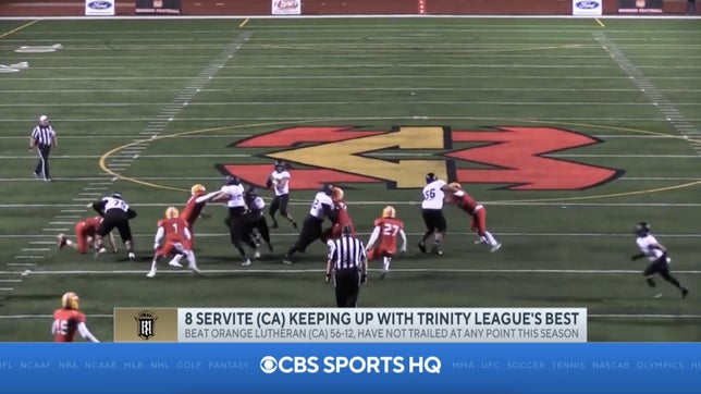 Zack Poff joins Amanda Guerra on CBS HQ to talk about how impressive No. 8 Servite (CA) has been this season and what chances they have to win the Trinity League this year.