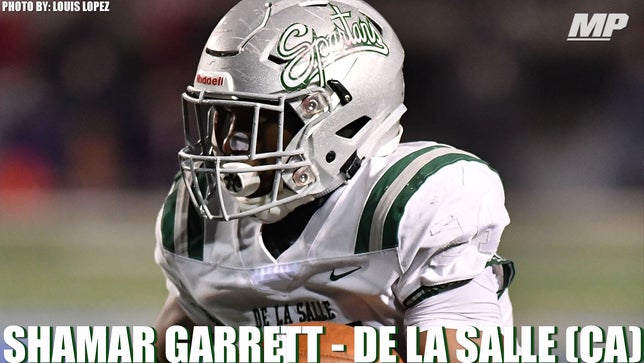 Junior highlights of De La Salle's (CA) 3-star athlete Shamar Garrett.