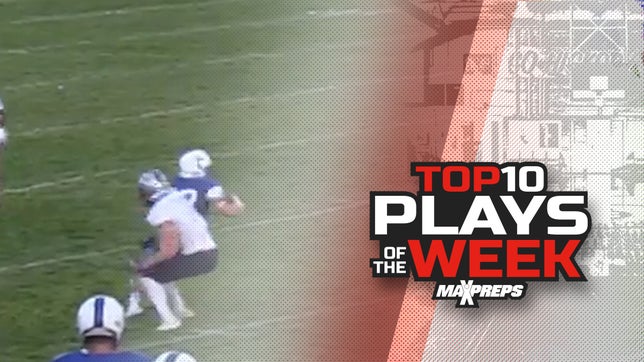 A behind the back one-handed interception by Patrick Williams is one of 10 amazing top plays this week.