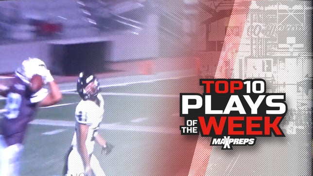 Bulldozing runs, trick plays, and an unreal catch make up this week's best high school football plays from around the country.