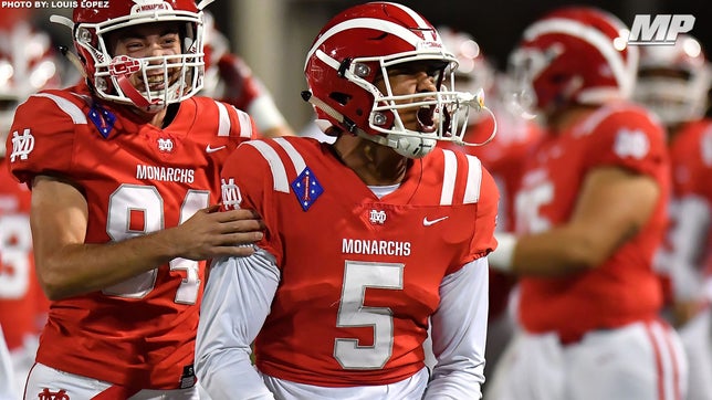 This week's rankings are presented by the Army National Guard. Mater Dei takes over at No. 1 after beating St. John Bosco in the CIF Southern Section Division I championship game. 

Get more information about the National Guard HERE: www.nationalguard.com