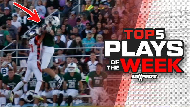 An incredible defensive read on a pick six headlines the top 5 plays of week 1 of the 2023 high school football season.