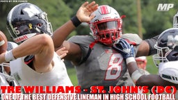 St. John's (DC) Tre Williams is a beast