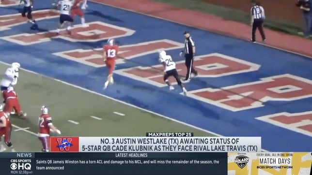 Steve Montoya joins Brandon Baylor on CBS HQ to talk about No. 3 Austin Westlake (TX) as they get ready for its toughest game of the year against rival Lake Travis (Austin, TX).