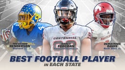 Top high school football player in each state