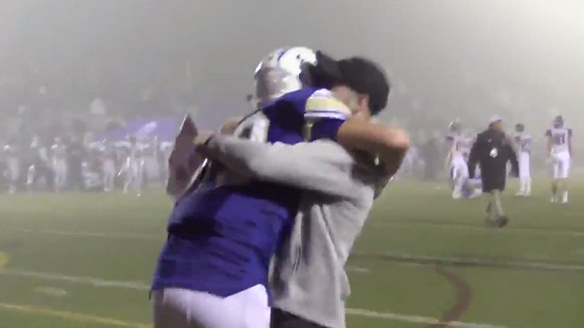 On seventh anniversary of deadly Sandy Hook shooting, Newtown wins high school football state title in Connecticut.  This is the Nighthawks first championship since 1992.  (Video courtesy Pete Paguaga / GameTimeCT)