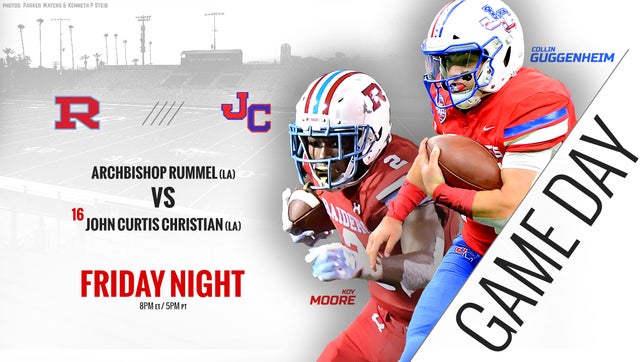 No. 12 Lowndes (GA) hosts Colquitt County (GA) and a matchup between two undefeated teams in Louisiana, No. 16 John Curtis Christian and Archbishop Rummel, lead this week's Top 10 games.