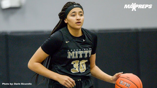 California all-state team member Haley Jones of Archbishop Mitty (CA).