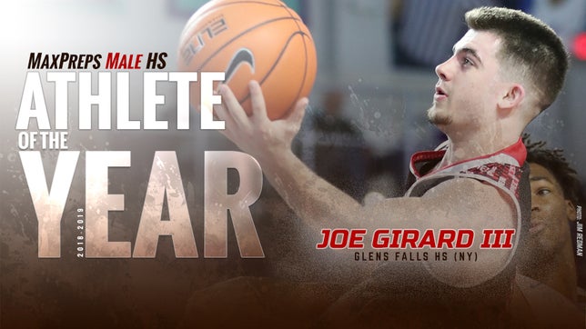 MaxPreps Male High School Athlete of the Year 2018-19 season is Joe Girard from Glens Falls High School, New York.