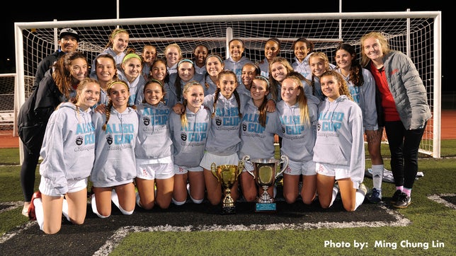 February 6, 2019:  Los Alamitos of California is the top ranked team in the country.  The 22-0-4 Lady Griffins have the toughest strength of schedule of all teams in the Top 25. Montverde Academy of Florida comes in at no. 2 with an 18-0 record and right behind them in the 3rd spot is Florida's Archbishop McCarthy at 21-0.