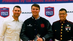 Marines HS Athlete of the Month Ceremony - Max Kalny