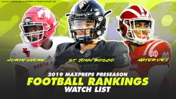 Preseason Football Rankings Watch List