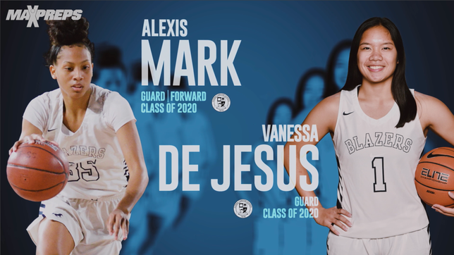Duke commit Vanessa De Jesus and Boise State commit Alexis Mark talk with MaxPreps at the 2019 Sierra Canyon Media Day.