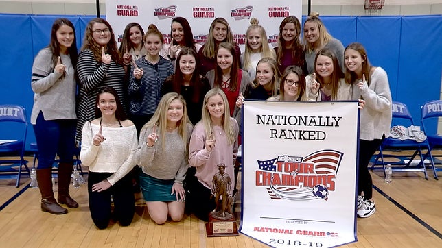 The MaxPreps Tour of Champions presented by the Army National Guard, stopped at Sparrows Point (MD) high school to present the girls soccer team with the prestigious Army National Guard National Rankings Trophy.