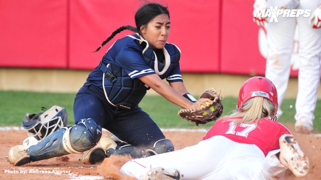June 4, 2019:  An unprecedented nine teams fell from the MaxPreps Top 25 national high school softball rankings last week, including three Top 10 and three previously unbeaten.