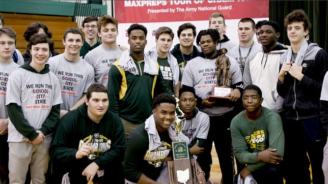 The MaxPreps Tour of Champions presented by the Army National Guard, stopped at St. Edward (OH) high school to present the football team with the prestigious Army National Guard National Rankings Trophy.