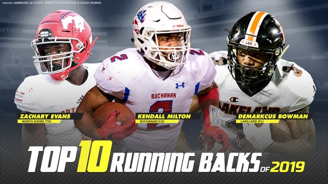 National Football Editor Zack Poff takes a look at the Top 10 running backs in high school football.