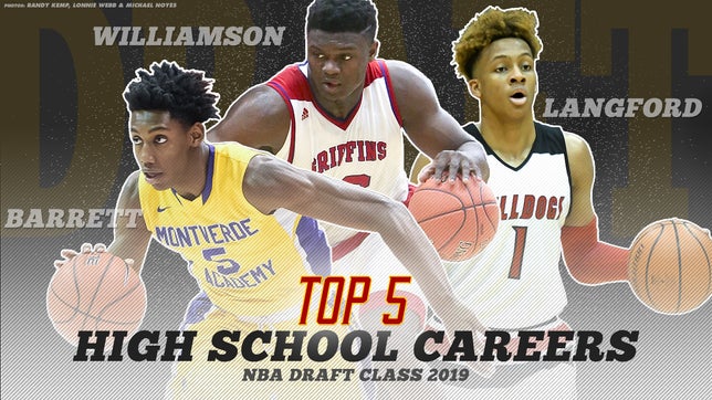 Accolades and highlights of the top 5 high school careers of players in the 2019 NBA draft.