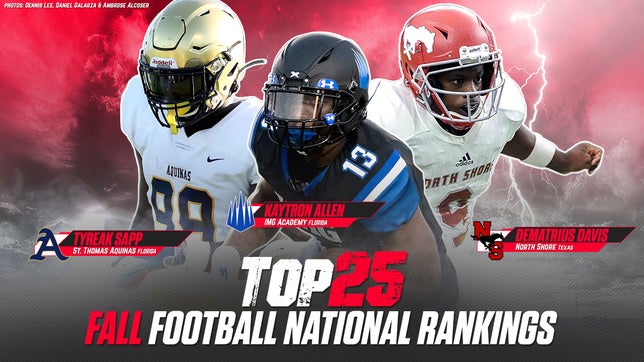 Zack Poff joins Amanda Guerra on CBS HQ to breakdown the Top 25 high school football fall national rankings. IMG Academy (FL) begins the year at No. 1 and Texas leads the way with seven teams in the Top 25.