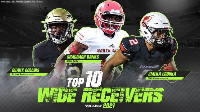 A look at the Top 10 wide receivers from the Class of 2021.